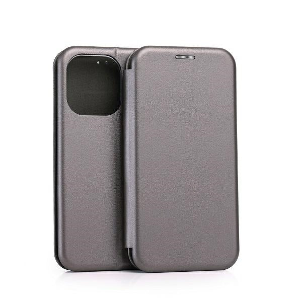 Калъф Beline Book Magnetic за iPhone 15 Pro Max 6,7", стоманен