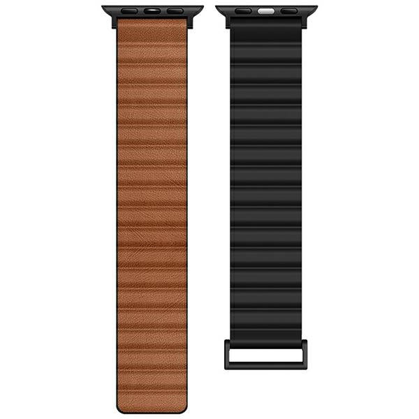 Каишка Beline Watch Magnetic M0 44/45 M2, черно/кафяво