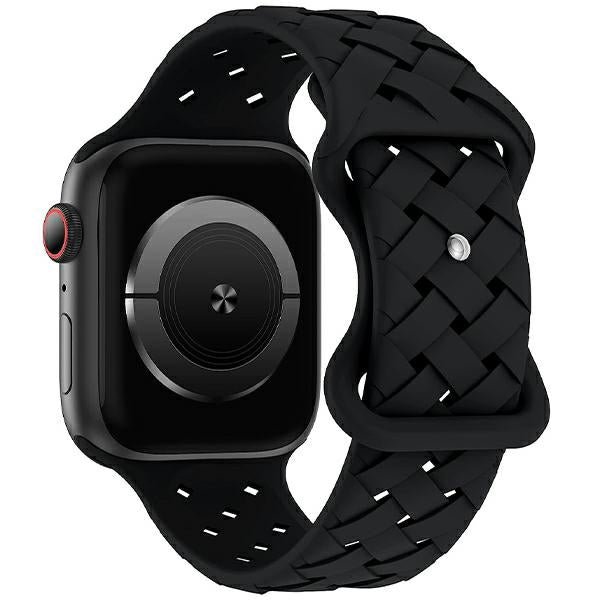 Силиконова каишка Beline Apple Watch Woven38/40/41mm, черна