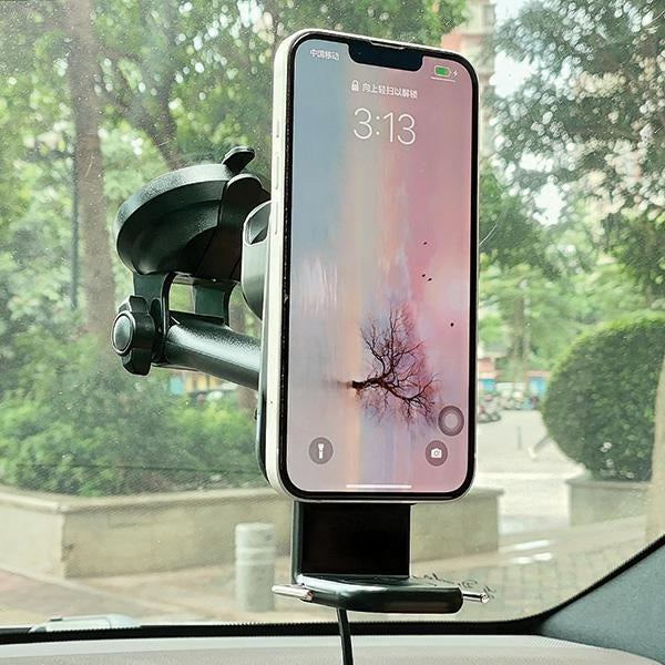 Держач за кола Beline с индукционно зареждане 3в1 за смартфон/iWatch/AirPods
