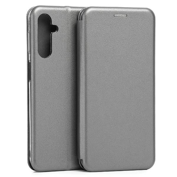 Калъф Beline Book Magnetic M34, сребрист