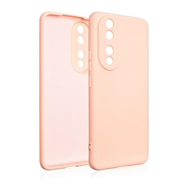Силиконов калъф Beline за Honor 90, розово-златен