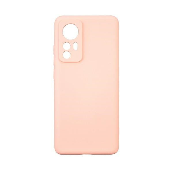 Силиконов калъф Beline за iPhone 12, розово-златен