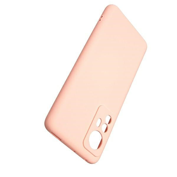 Силиконов калъф Beline за iPhone 12, розово-златен