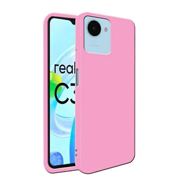 Силиконов калъф Beline Candy за Realme C30, светлорозов