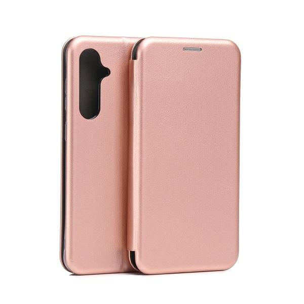 Калъф Beline Book Magnetic за Samsung Galaxy S23, розово-златен