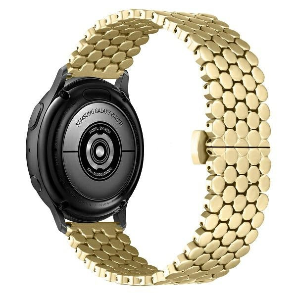 Каишка Beline Watch 20mm Metal Honeycomb за smartwatch, златна