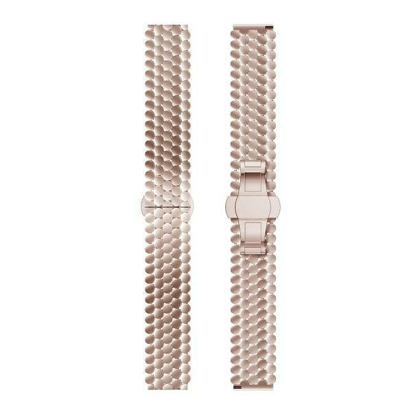 Каишка Beline Metal Honeycomb за Smartwatch, розово-златна