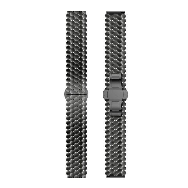 Метална каишка Beline Watch 22mm Honeycomb за smartwatch, черна
