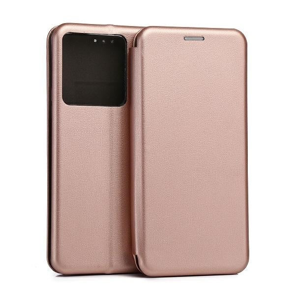 Калъф Beline Book Magnetic за Xiaomi Redmi Note 13 Pro, розово-златен