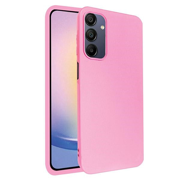 Силиконов калъф Beline Candy за Samsung Galaxy S24+, светлорозов