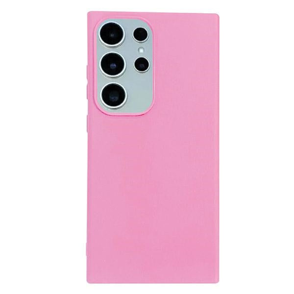 Силиконов калъф Beline Candy за Samsung Galaxy S24 Ultra, светлорозов