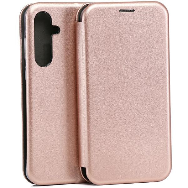 Калъф Beline Book Magnetic за Samsung A35A356, розово-златен