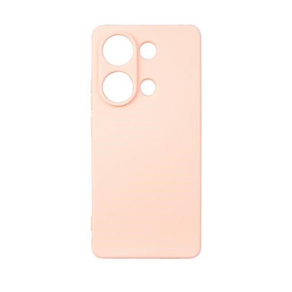 Силиконов калъф Beline за Poco M6 Pro 4G, розово-златен