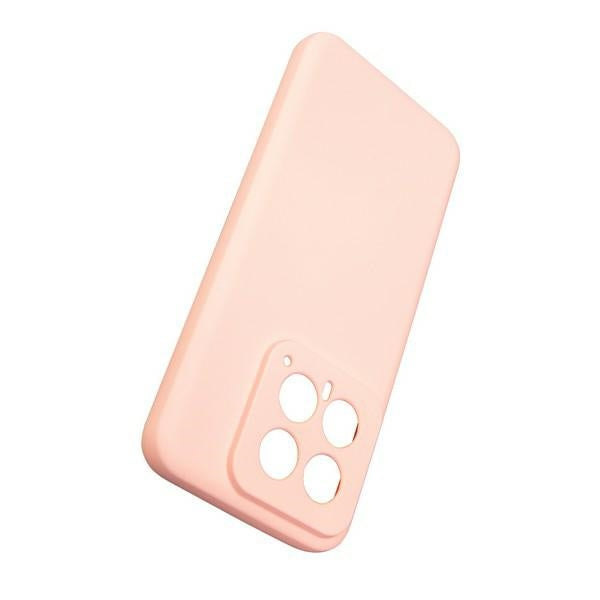 Силиконов калъф Beline Xiaomi 14 за iPhone 14, розово-златен