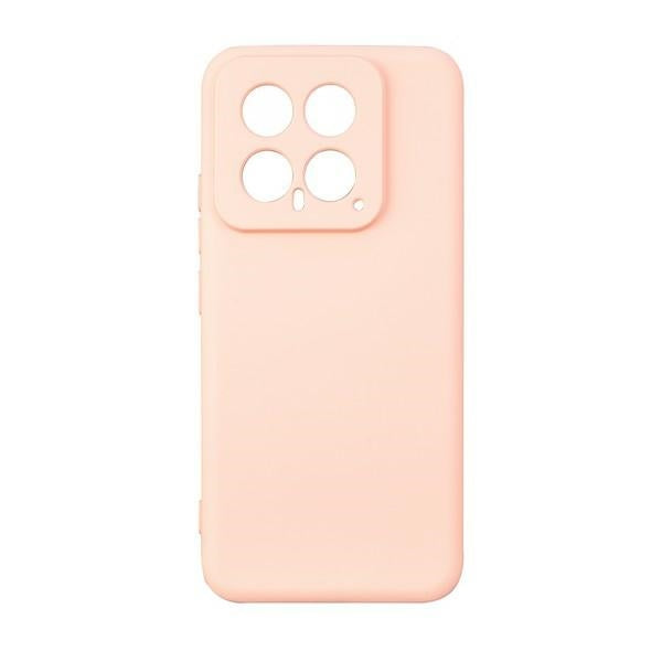 Силиконов калъф Beline Xiaomi 14 за iPhone 14, розово-златен
