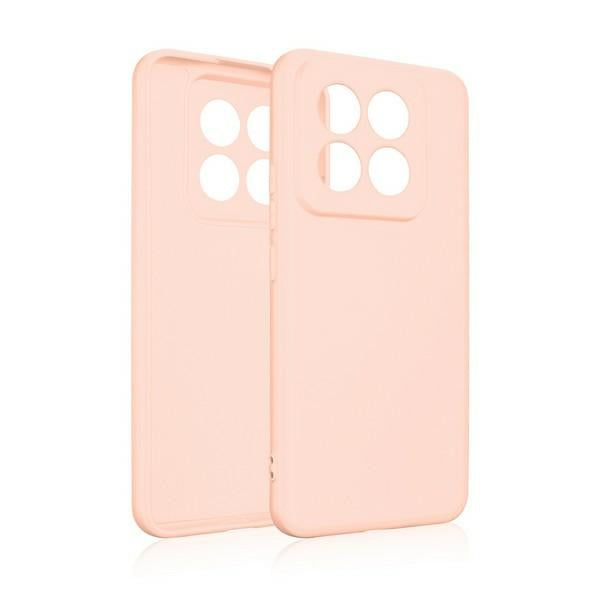 Силиконов калъф Beline Xiaomi 14 Pro, розово-златен
