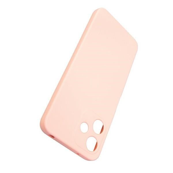 Силиконов калъф Beline за Xiaomi Redmi 12, розово-златен