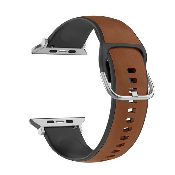 Каишка Beline Silico за Smartwatch M0 44/45 M2, кафяво-черна