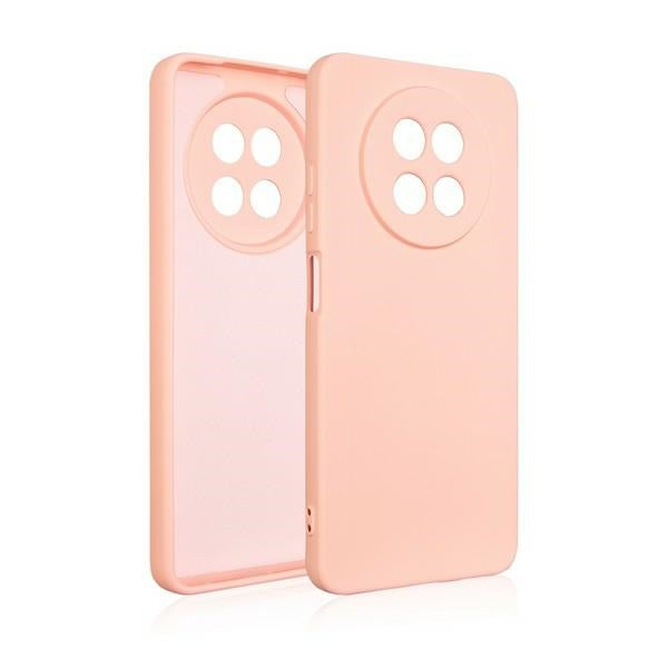 Силиконов калъф Beline за Realme 12 5G, розово-златен