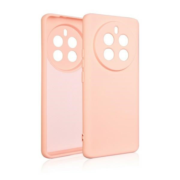 Силиконов калъф Beline за Realme 12 Pro, розово-златен