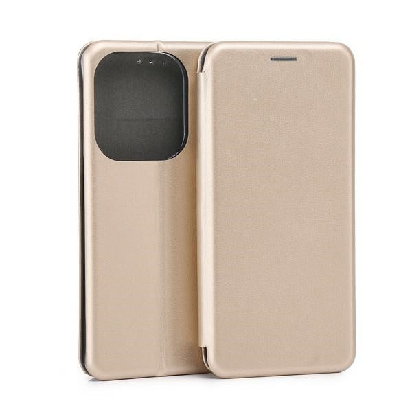 Калъф Beline Book Magnetic за Tecno Spark, златен