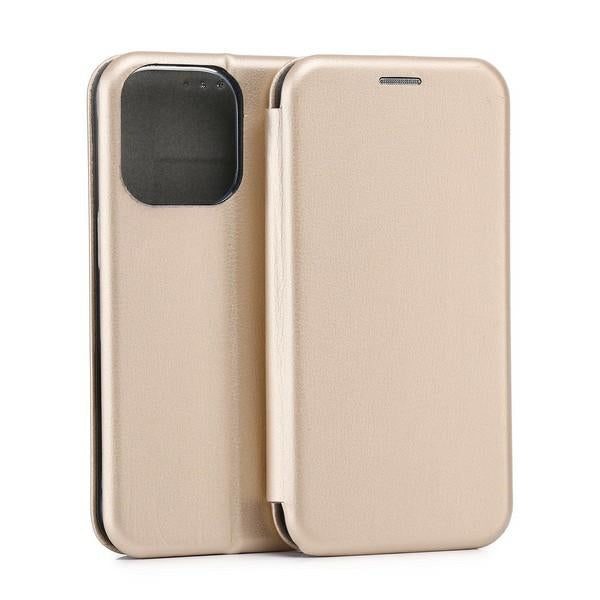 Калъф Beline Book Magnetic за iPhone 16, златен
