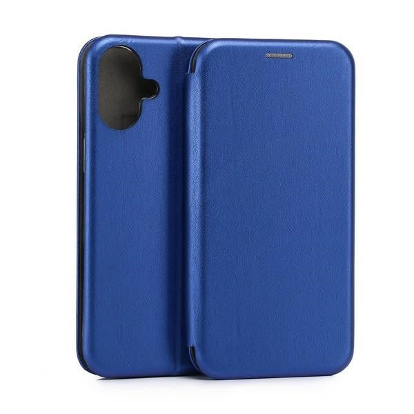 Калъф Beline Book Magnetic за iPhone 16 6.7", син