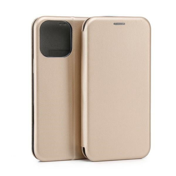 Калъф Beline Book Magnetic за iPhone 16 ProMax 6.9", златен