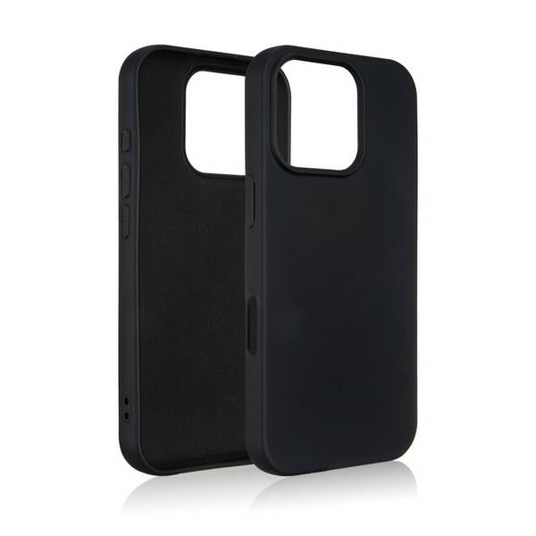Силиконов калъф Beline за iPhone 16 Pro 6.3", черен