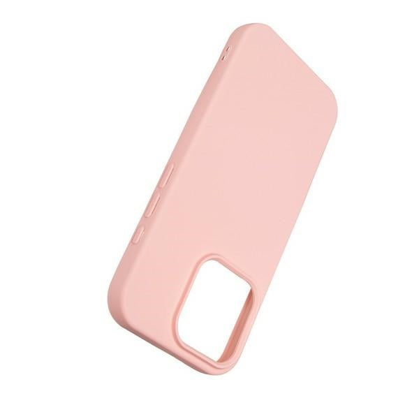 Силиконов калъф Beline за iPhone 16 Pro 6.3", розово-златен