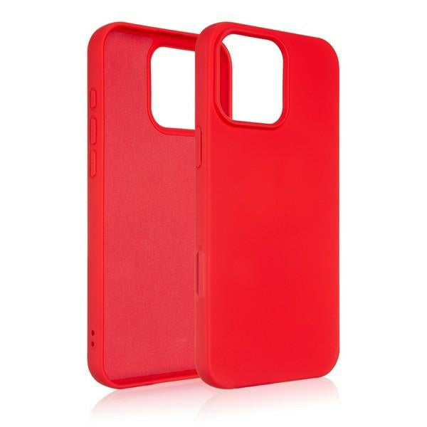 Силиконов калъф Beline за iPhone 16 Pro 6.9", червен