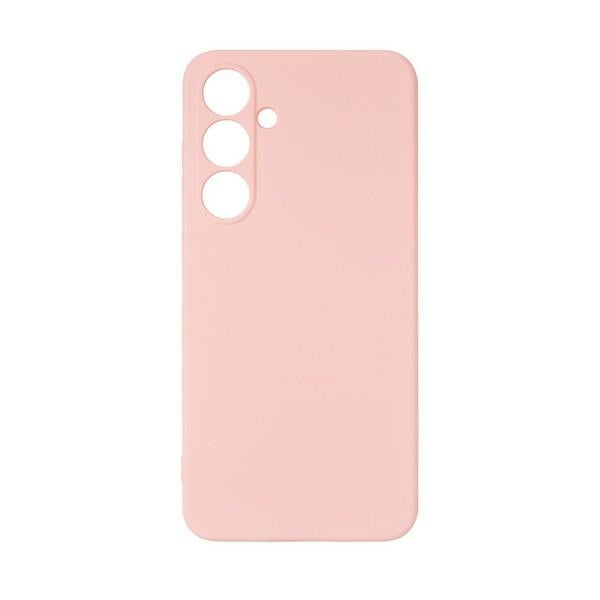 Силиконов калъф Beline S24 за Samsung Galaxy S24, розово-златен