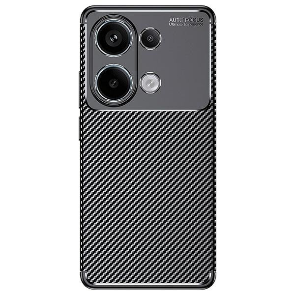 Твърд калъф Beline Carbon Armor за Redmi Note 13 Pro, черен