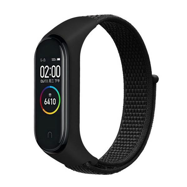 Каишка Beline NylonLoop за Mi Band 7/6/5/4/3, черна