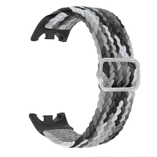 Каишка Beline за Mi Band 10/9/8 Nylon, черно-бяла