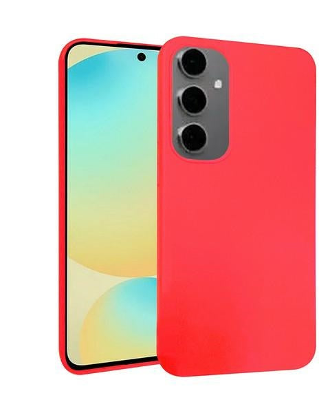 Силиконов калъф Beline Candy за Samsung Galaxy S24, червен
