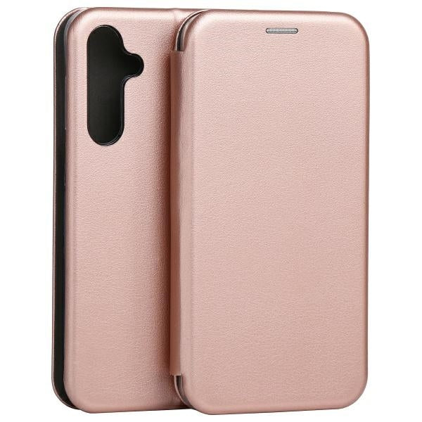 Калъф Beline Etui Book Magnetic M35 за телефон, розово-златен