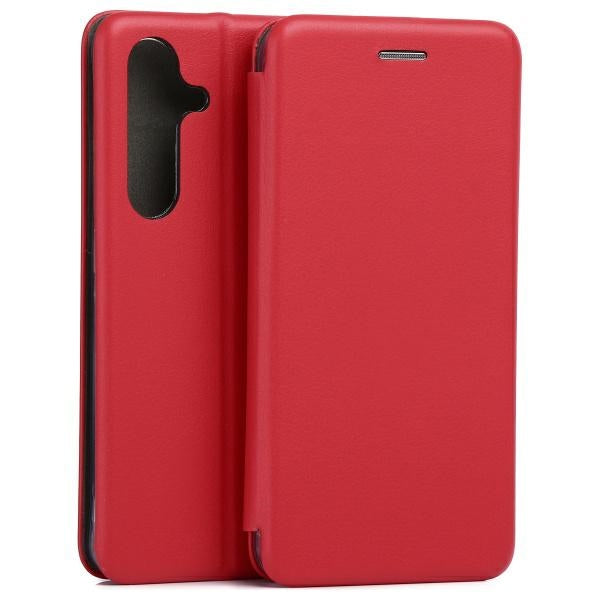 Калъф Beline Etui Book Magnetic Samsung S25, червен