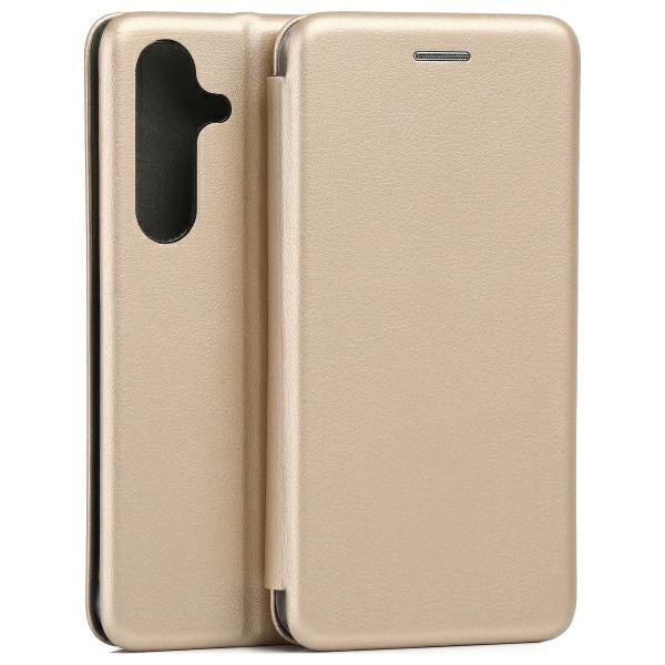 Калъф Beline Book Magnetic M0 S25, златен
