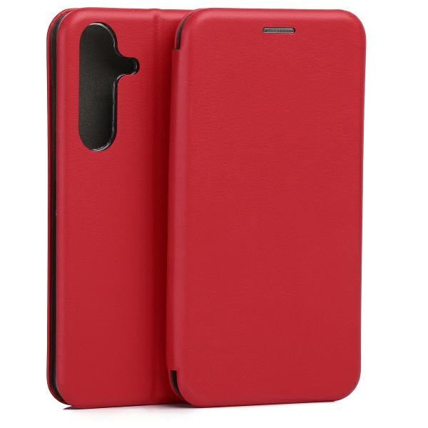 Калъф Beline Etui Book Magnetic за Samsung Galaxy S25+, червен