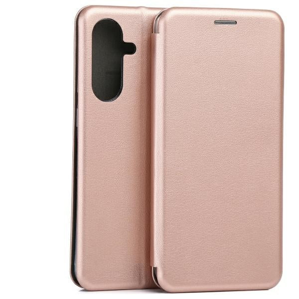 Калъф Beline Etui Book Magnetic за A36, розово-златен