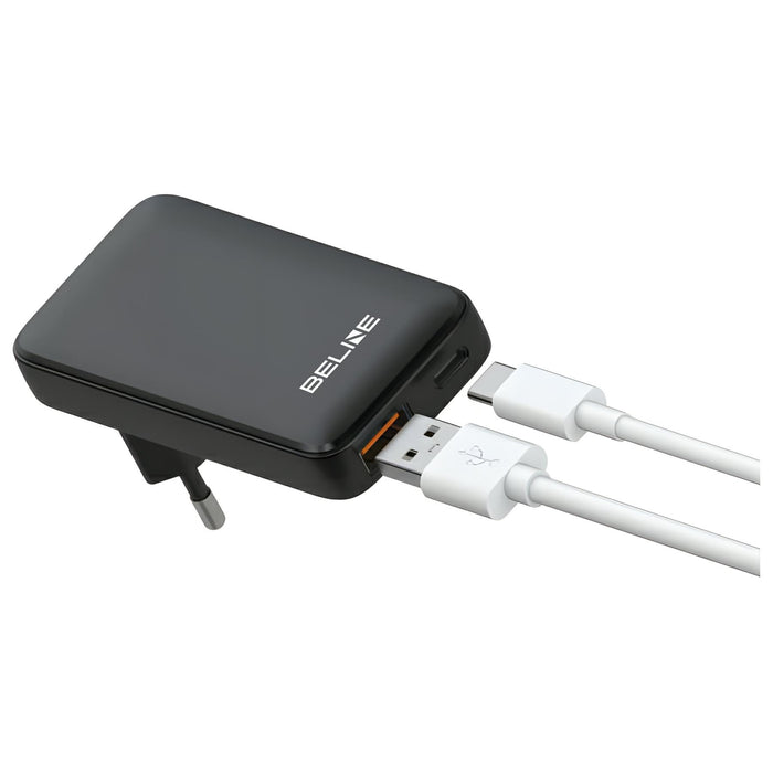 Зарядно Beline 65W, черно (само глава) PD 3.0 + QC 3.0