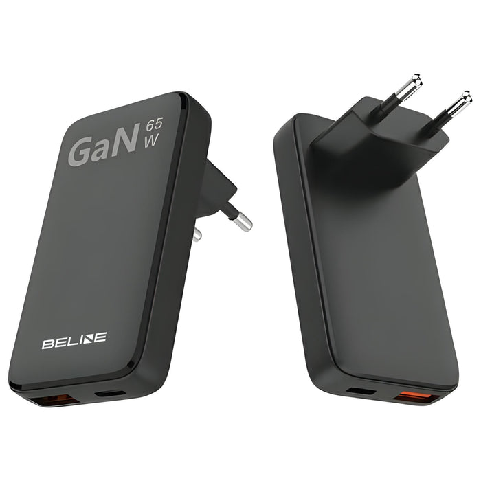 Зарядно Beline 65W, черно (само глава) PD 3.0 + QC 3.0