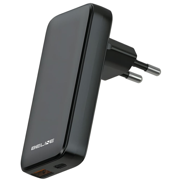 Зарядно Beline 65W, черно (само глава) PD 3.0 + QC 3.0