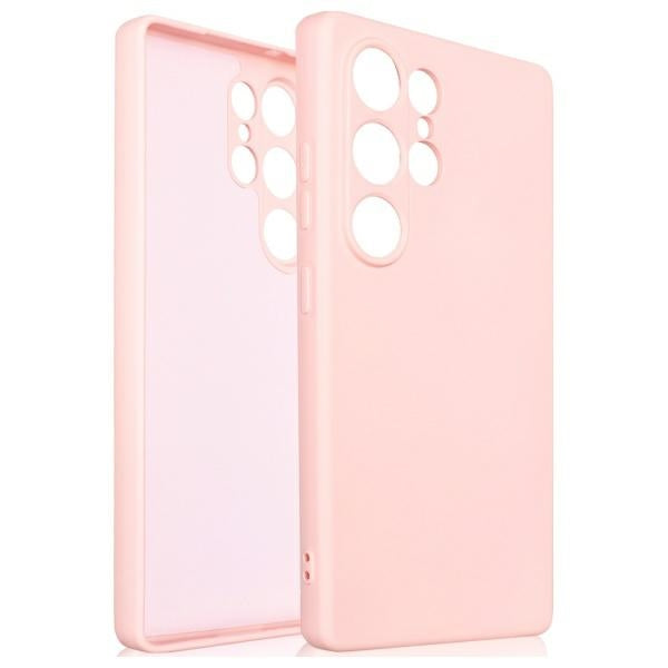 Силиконов калъф Beline Samsung S25 Plus за Samsung Galaxy S25 Plus, розово-златен