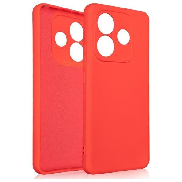 Силиконов калъф Beline Xiaomi за Redmi Note 14, червен