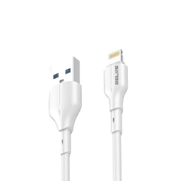 Кабел Beline 25W USB-C/Lightning 1 м, бял