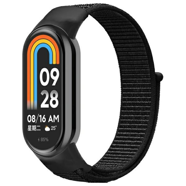 Каишка Beline NylonLoop за Mi Band 10/9/8, черна