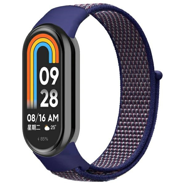 Каишка Beline NylonLoop за Mi Band 10/9/8, тъмносиня